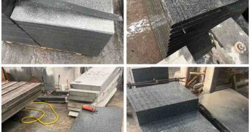 内江 芝麻黑地铺石材