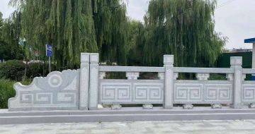 内江 芝麻灰桥栏杆、河道栏杆安装效果