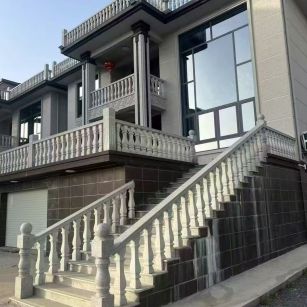内江 芝麻白别墅阳台栏杆，楼梯栏杆