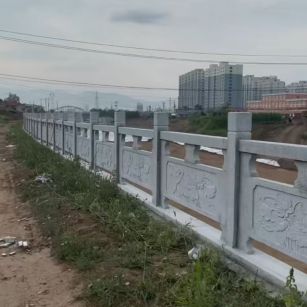 内江 石材河道栏杆