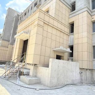 内江 黄金麻干挂，工地实拍