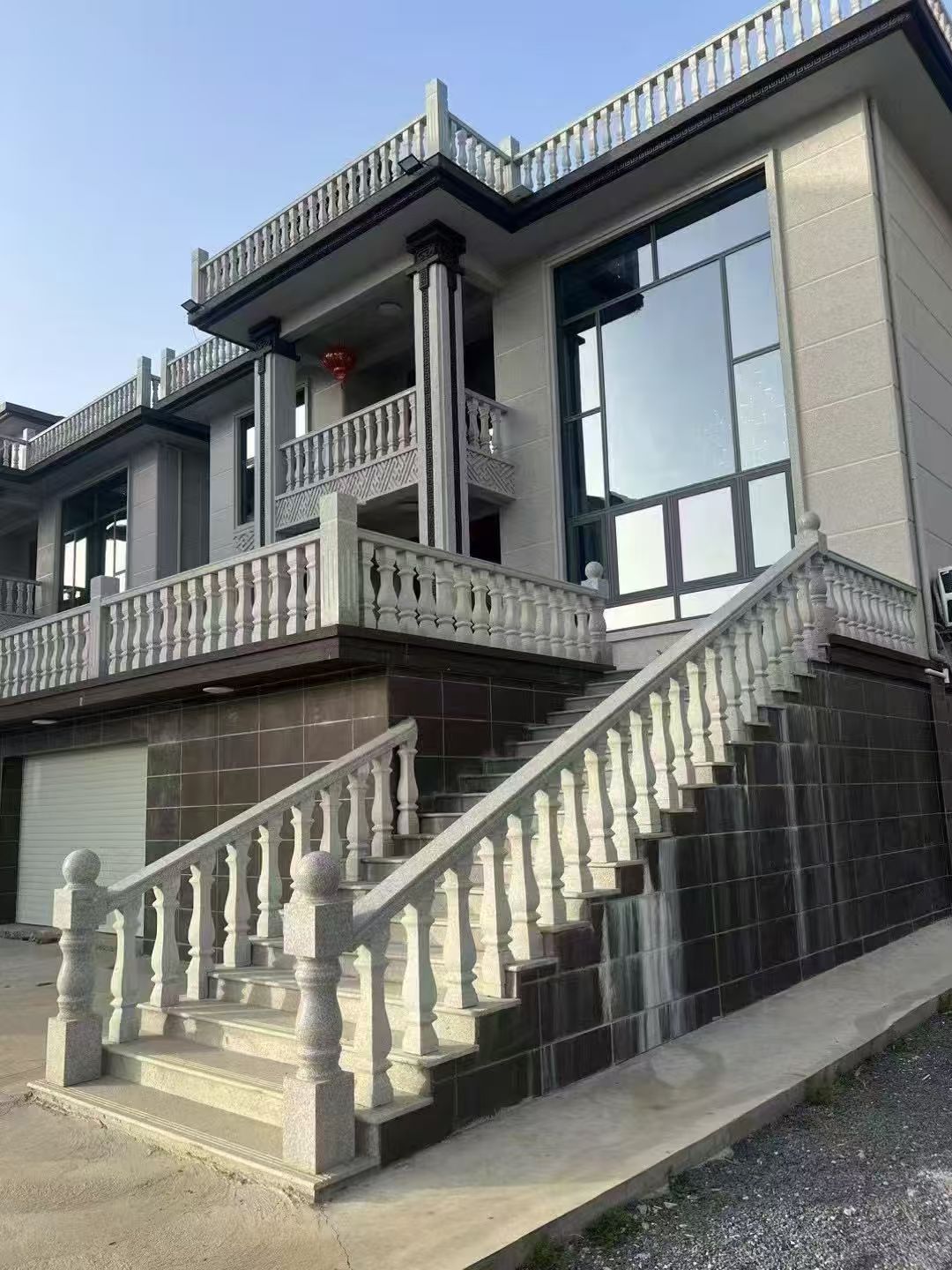 内江 芝麻白别墅阳台栏杆，楼梯栏杆