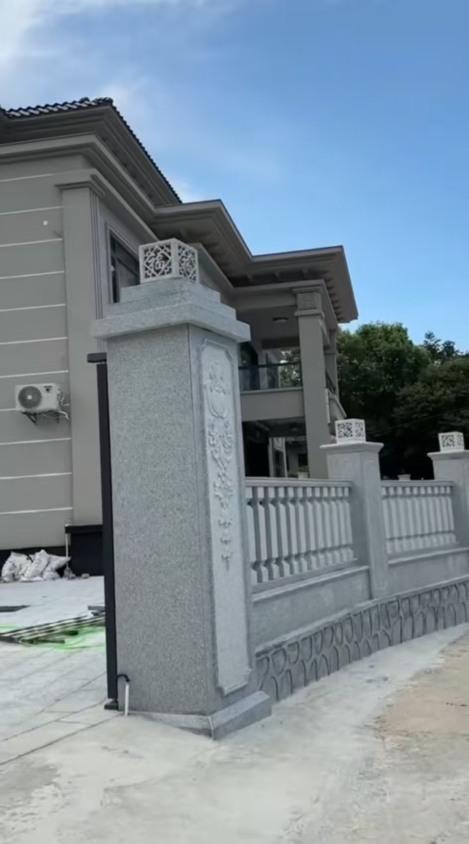 内江 芝麻白别墅围墙栏杆，私人订制