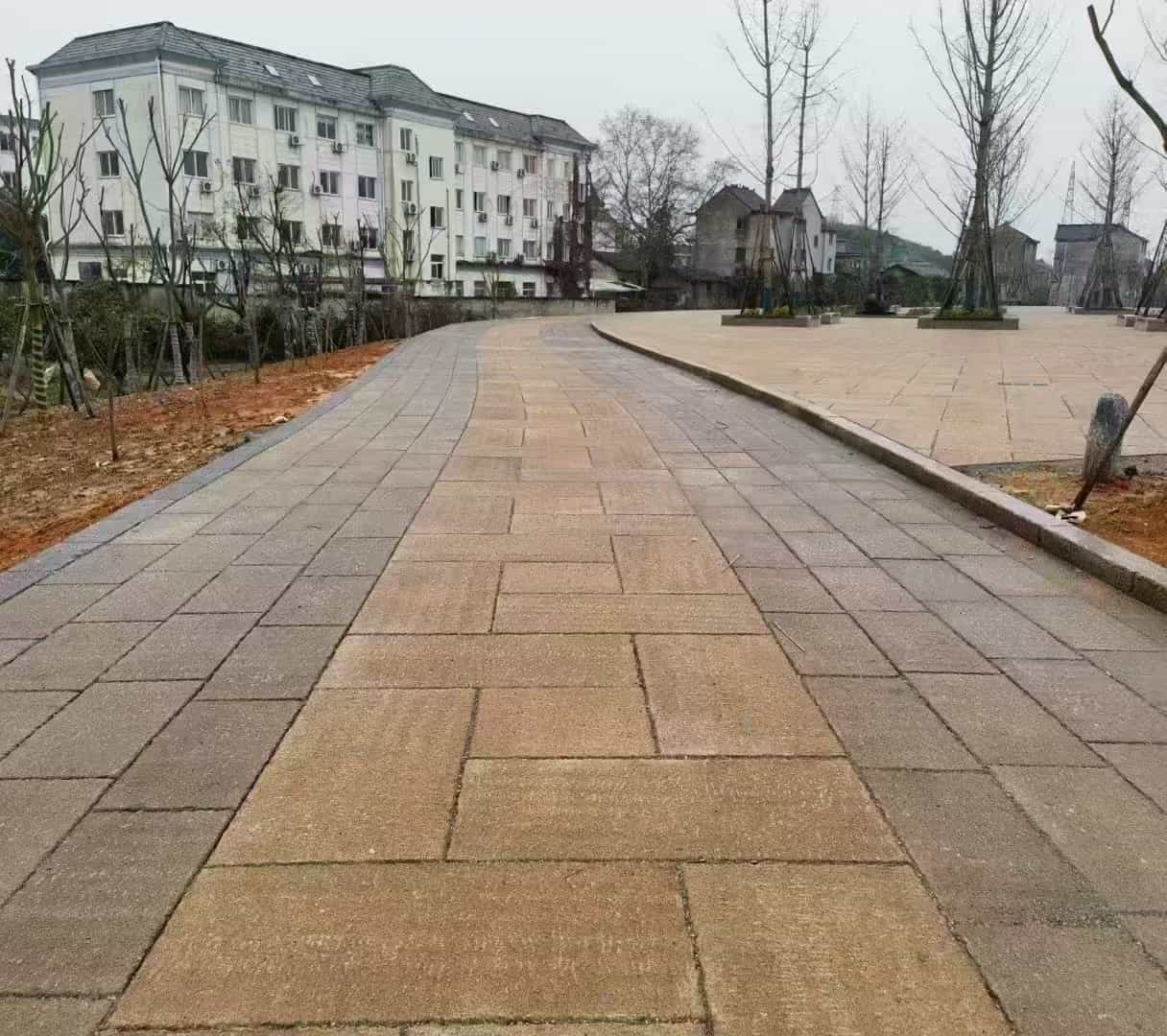 内江仿古石铺装效果