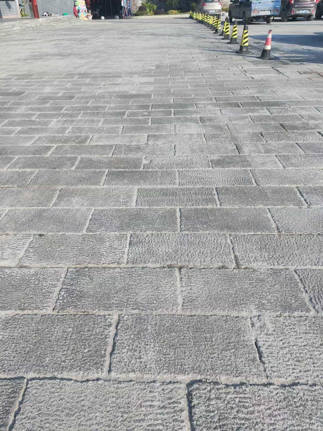 内江仿古石铺装效果