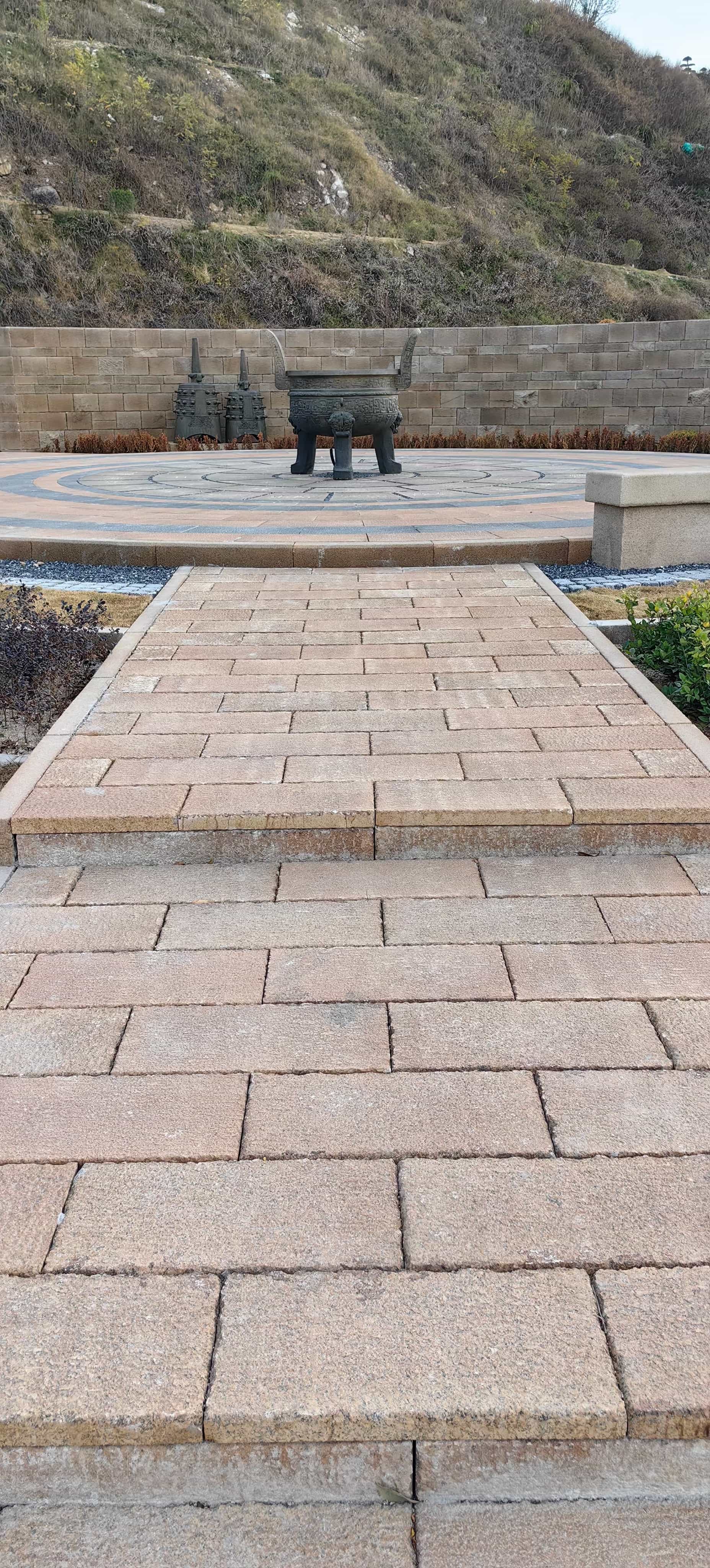 内江仿古石铺装效果