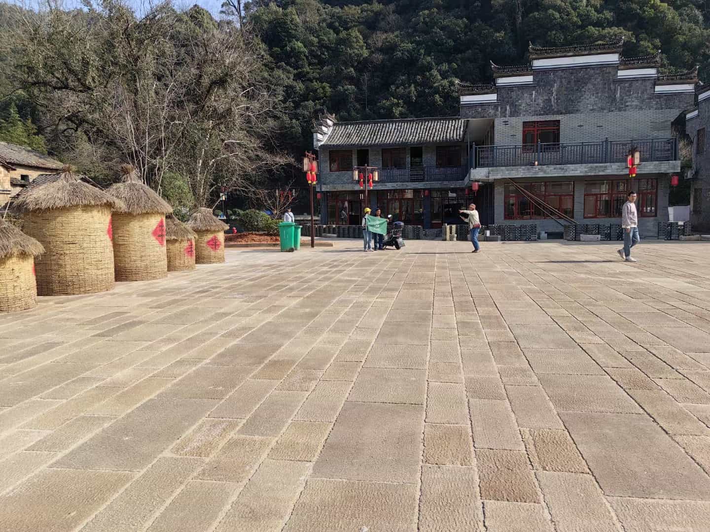 内江仿古石铺装效果