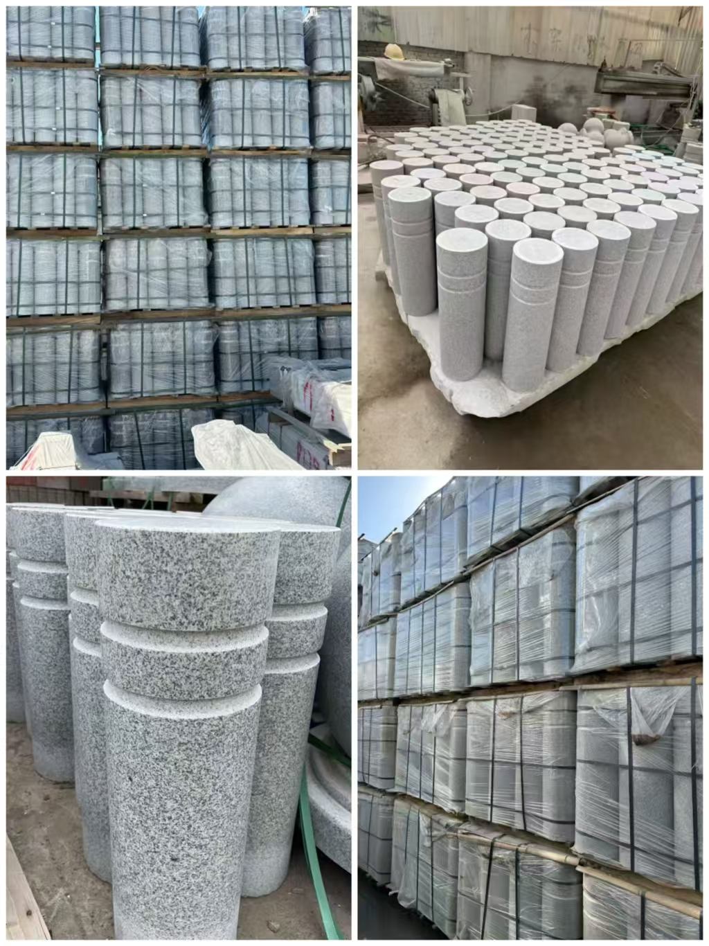 内江 芝麻白花岗岩挡车柱、隔离柱多少钱