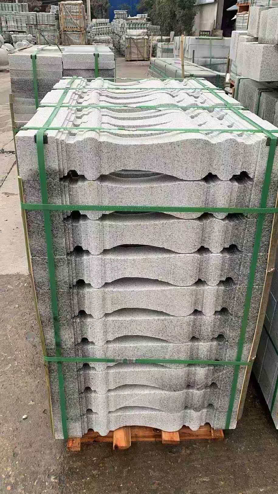 内江 芝麻白方形拉丝面，栏杆花瓶柱